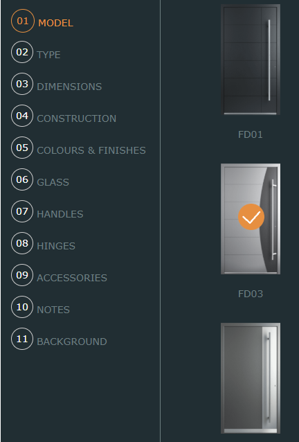 voordeuren configurator